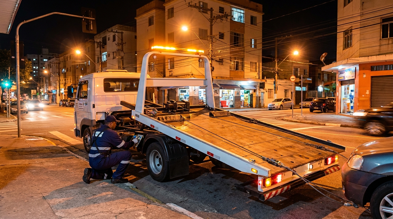 Guincho 24h profissional na Caixa D’água, Taubaté‑SP
