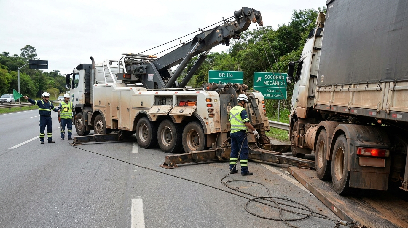 Guincho para Caminhão no Areão, Taubaté‑SP