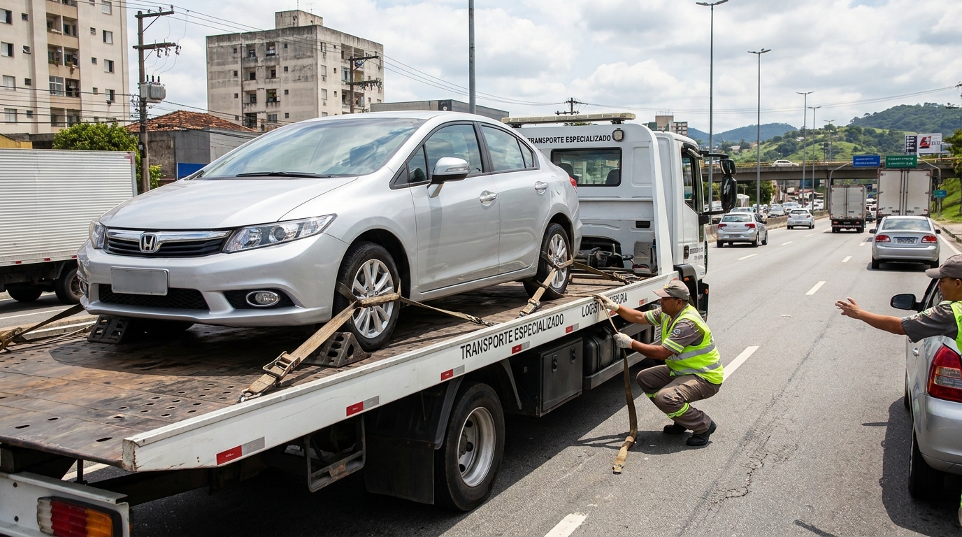 Transporte de Motocicletas em Taubaté‑SP